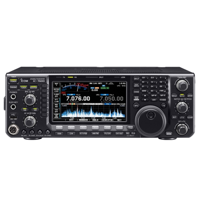 ICOM IC-7600 - Equipamentos HF - Catalogo | NAUCOM - Equipamento